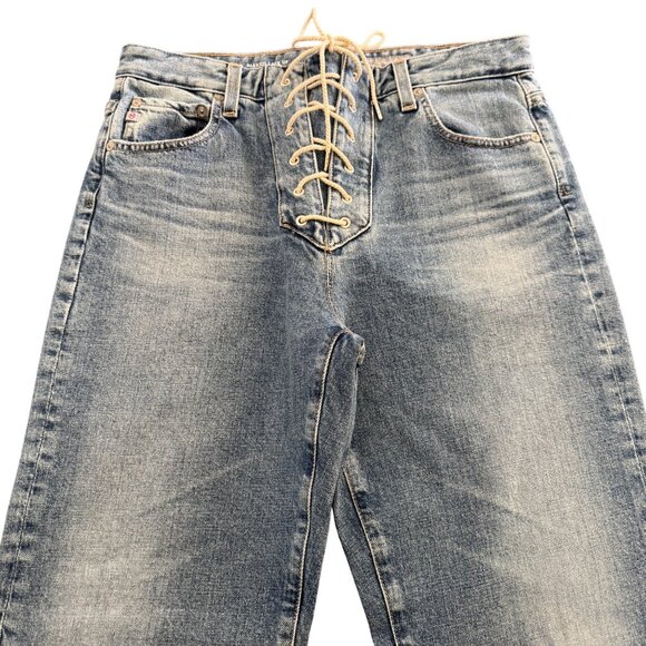 AG Contour 360 Alexxis Lace Up High-Rise Vintage Fit Women's Jeans, Size 30 NWT - Picture 3 of 11